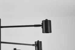 LAMPADA DA SOFFITTO MODERNA NERA DORA W6