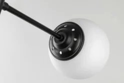 LAMPADA DA SOFFITTO MODERNA NERA FINO PRO W6