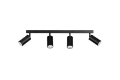 LAMPADA DA SOFFITTO MODERNA NERA NEO W4