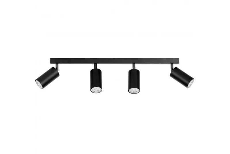 LAMPADA DA SOFFITTO MODERNA NERA NEO W4