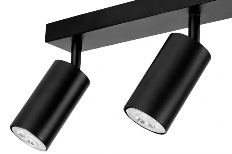 LAMPADA DA SOFFITTO MODERNA NERA NEO W4