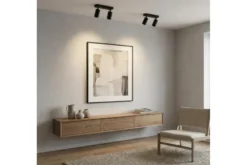 LAMPADA DA SOFFITTO MODERNA NERA NEO W2