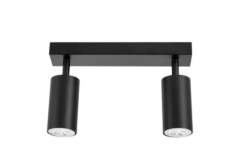 LAMPADA DA SOFFITTO MODERNA NERA NEO W2