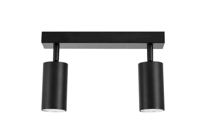 LAMPADA DA SOFFITTO MODERNA NERA NEO W2