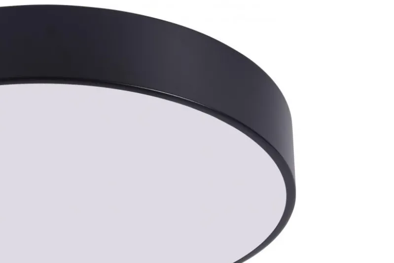 LAMPADA DA SOFFITTO MODERNA NERA ORBO D50