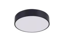 LAMPADA DA SOFFITTO MODERNA NERA ORBO D40