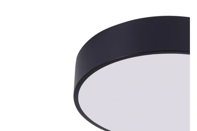 LAMPADA DA SOFFITTO MODERNA NERA ORBO D40