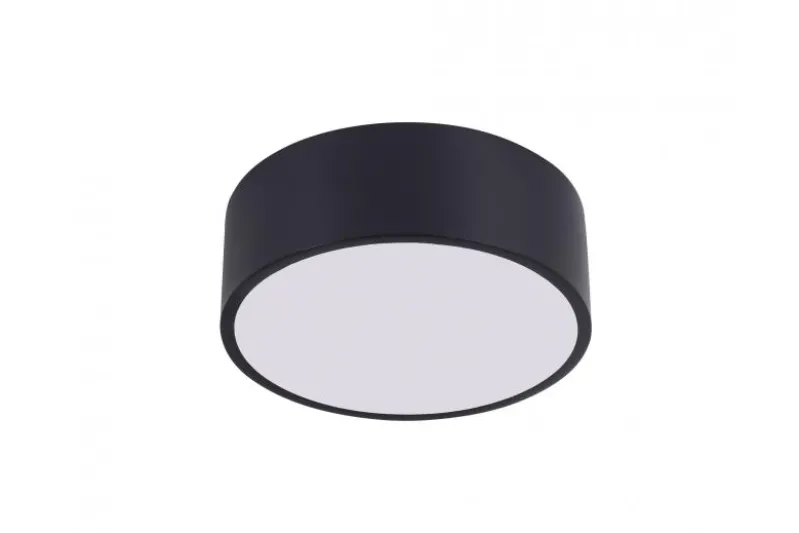 LAMPADA DA SOFFITTO MODERNA NERA ORBO D23