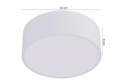 LAMPADA DA SOFFITTO MODERNA NERA ORBO D23