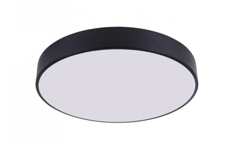 LAMPADA DA SOFFITTO MODERNA NERA ORBO D60