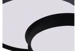 LAMPADA DA SOFFITTO MODERNA NERA ORBO DUO D40