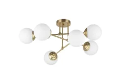 LAMPADA DA SOFFITTO MODERNA OTTONE FINO W6