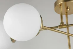 LAMPADA DA SOFFITTO MODERNA OTTONE FINO W6