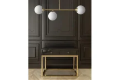 LAMPADA DA SOFFITTO MODERNA OTTONE FINO W3