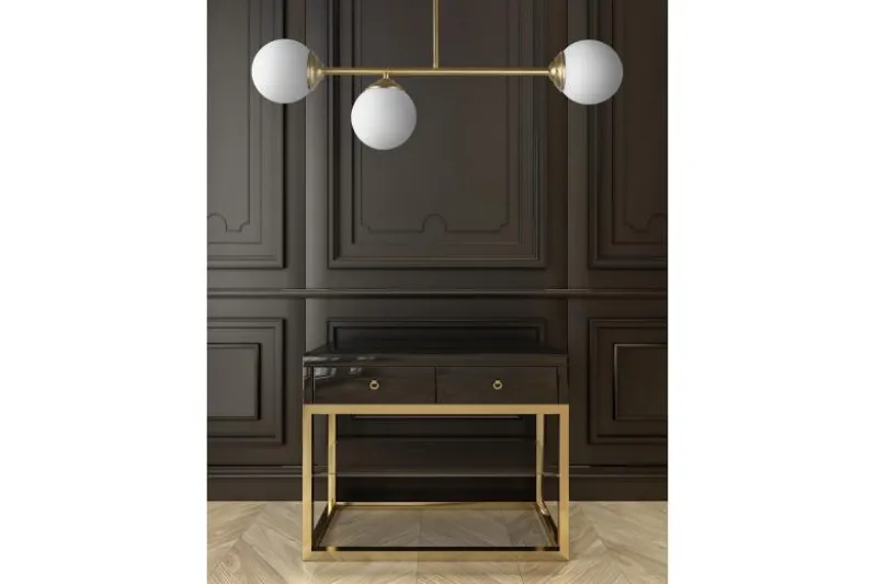 LAMPADA DA SOFFITTO MODERNA OTTONE FINO W3