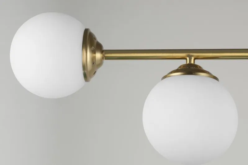 LAMPADA DA SOFFITTO MODERNA OTTONE FINO W3