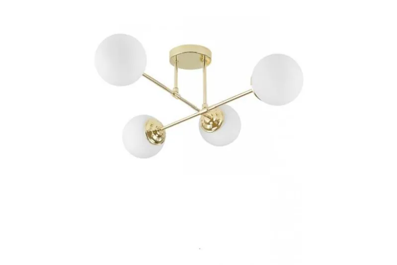 Lampada da soffitto oro a sfera FINO W4