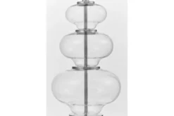 Lampada da tavolo comodino BRISTON Bianco