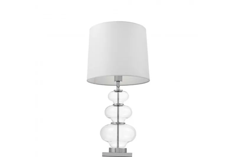 Lampada da tavolo comodino BRISTON Bianco