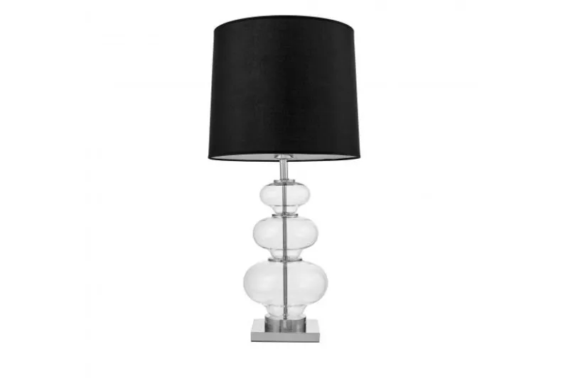 Lampada da tavolo comodino BRISTON Nero