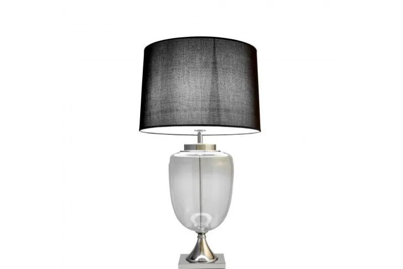 Lampada da tavolo comodino OLIMPIA Nero