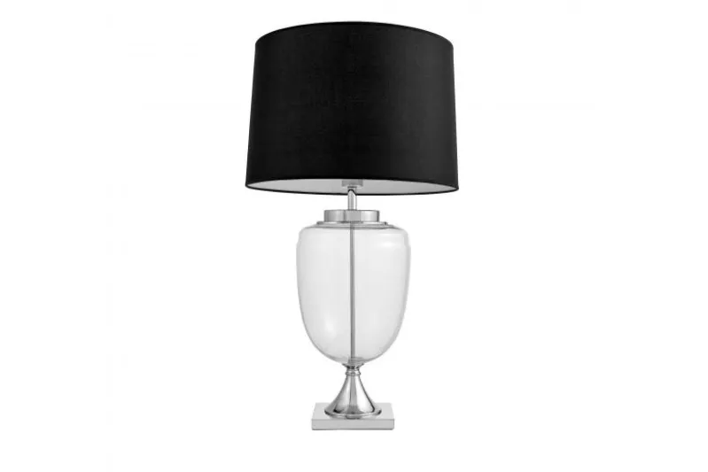 Lampada da tavolo comodino OLIMPIA Nero