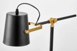 LAMPADA DA TAVOLO FELA IN OTTONE NERO