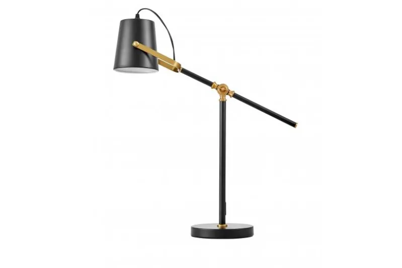 LAMPADA DA TAVOLO FELA IN OTTONE NERO