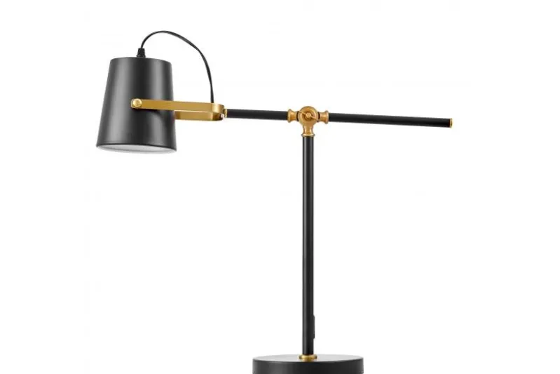 LAMPADA DA TAVOLO FELA IN OTTONE NERO