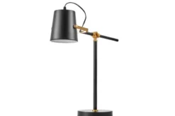 LAMPADA DA TAVOLO FELA IN OTTONE NERO