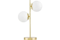 LAMPADA DA TAVOLO MODERNA CLASSICA ORO TESO W2