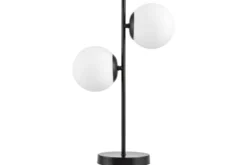 LAMPADA DA TAVOLO MODERNA NERA TESO W2