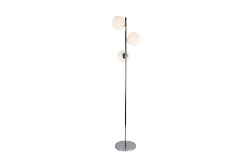 Lampada da terra con sfere vetro opaco FREDICA W3