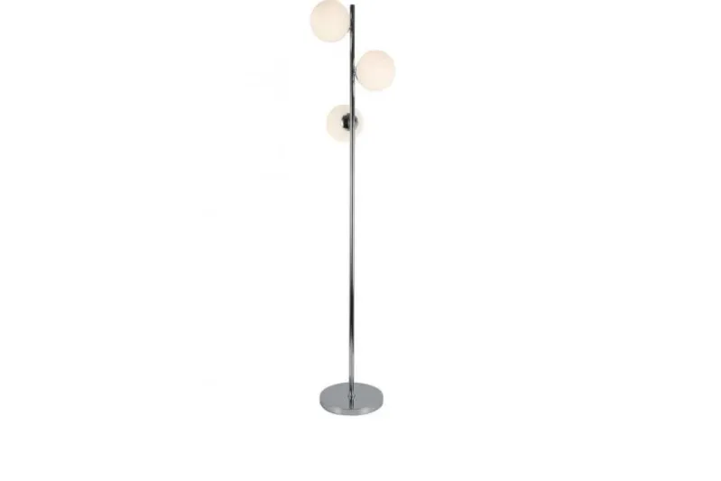 Lampada da terra con sfere vetro opaco FREDICA W3