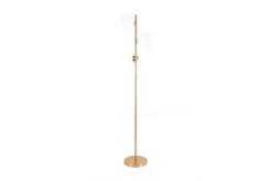 Lampada da terra di design moderno FREDICA W3 Oro caldo