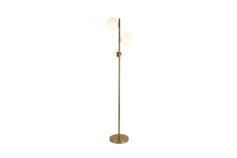 Lampada da terra di design moderno FREDICA W3 Ottone