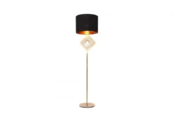 Lampada da terra glamour BENARDI Nero-Oro