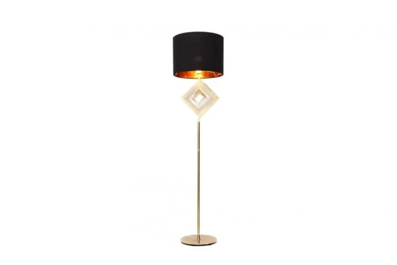 Lampada da terra glamour BENARDI Nero-Oro