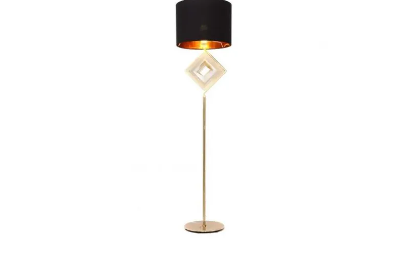 Lampada da terra glamour BENARDI Nero-Oro