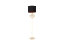 Lampada da terra glamour BENARDI Nero-Oro