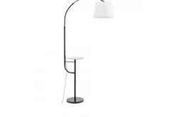 LAMPADA DA TERRA IN BIANCO E NERO MADEO