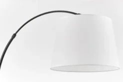 LAMPADA DA TERRA IN BIANCO E NERO MADEO