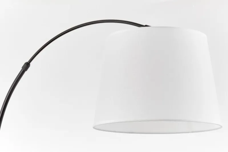 LAMPADA DA TERRA IN BIANCO E NERO MADEO