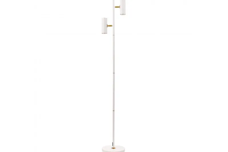 LAMPADA DA TERRA MIRA BIANCA E OTTONE