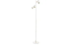 LAMPADA DA TERRA MIRA BIANCA E OTTONE