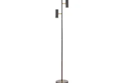 LAMPADA DA TERRA MIRA NERA E OTTONE