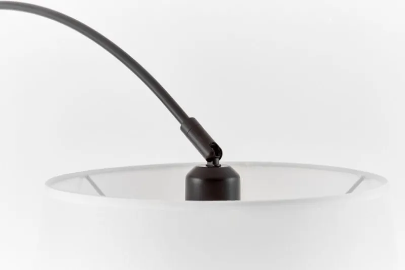 LAMPADA DA TERRA TIROLO IN BIANCO E NERO