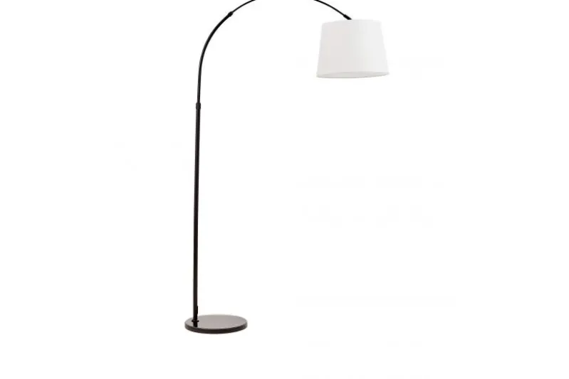 LAMPADA DA TERRA TIROLO IN BIANCO E NERO