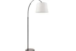 LAMPADA DA TERRA TIROLO IN BIANCO E NERO