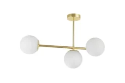 LAMPADA MODERNA DA SOFFITTO CLASSICA ORO LEDO W3